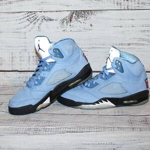 Jordan 5 Retro SE Mid UNC Black Grey Suede Blue (DV1310-401) Size 8